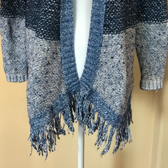 Lucky Brand Poncho Style Sweater Jacket Size L - Picture 2 of 8